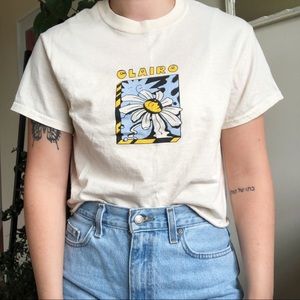 Cropped Clairo Concert Tee